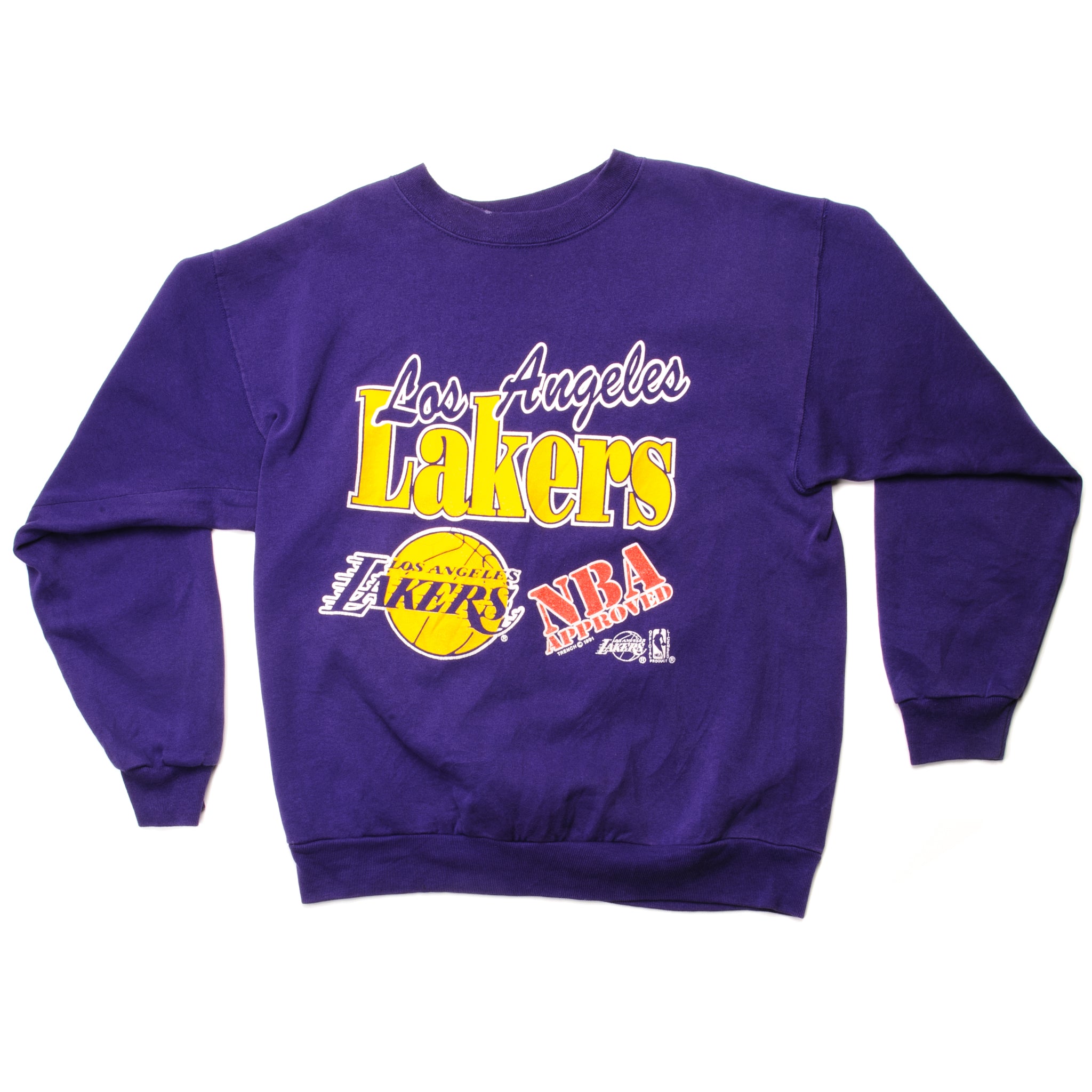 LA Lakers, NBA One of a KIND Vintage LAKERS Sweatshirt with Crystal Star  Design