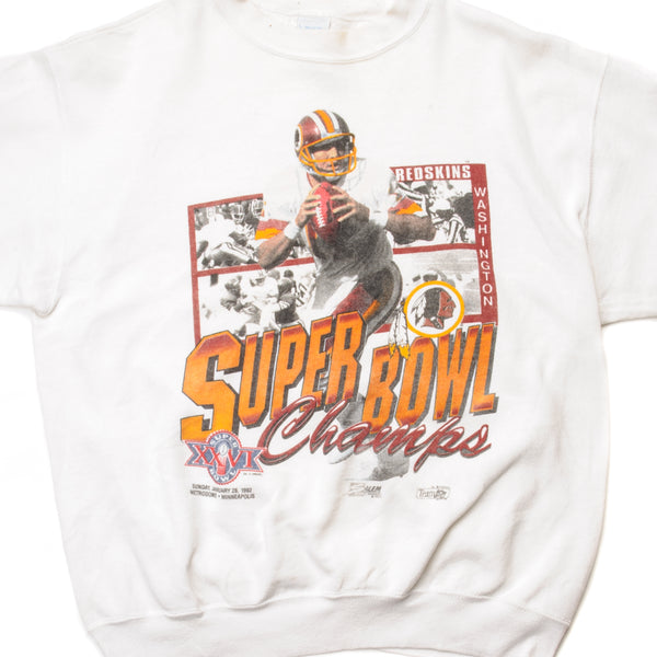 VINTAGE NFL WASHINGTON REDSKINS XXVI SUPER BOWL CHAMPS SWEATSHIRT