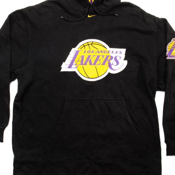 VINTAGE NIKE NBA LOS ANGELES LAKERS HOODIE SWEATSHIRT SIZE LARGE