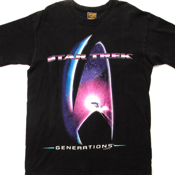 CAMISETA VINTAGE STAR TREK GENERATIONS 1994 TALLA GRANDE