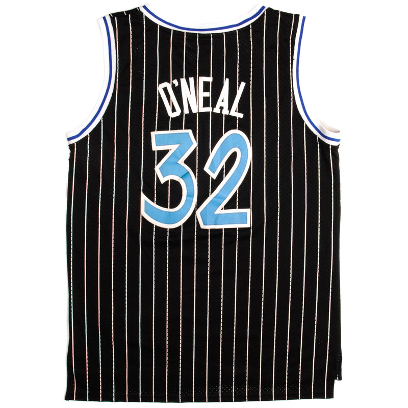 Vintage Nike Orlando Magic Jersey NBA Shaquille O'Neal Shaq Black Pinstripe  sz S