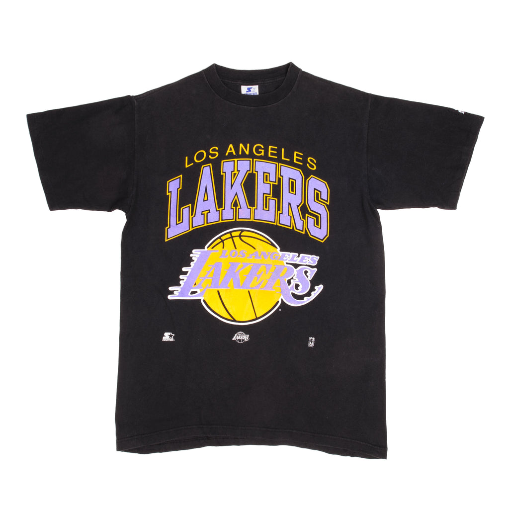 Vintage NBA Los Angeles Lakers Tee Shirt 1982 Size Medium Made in USA