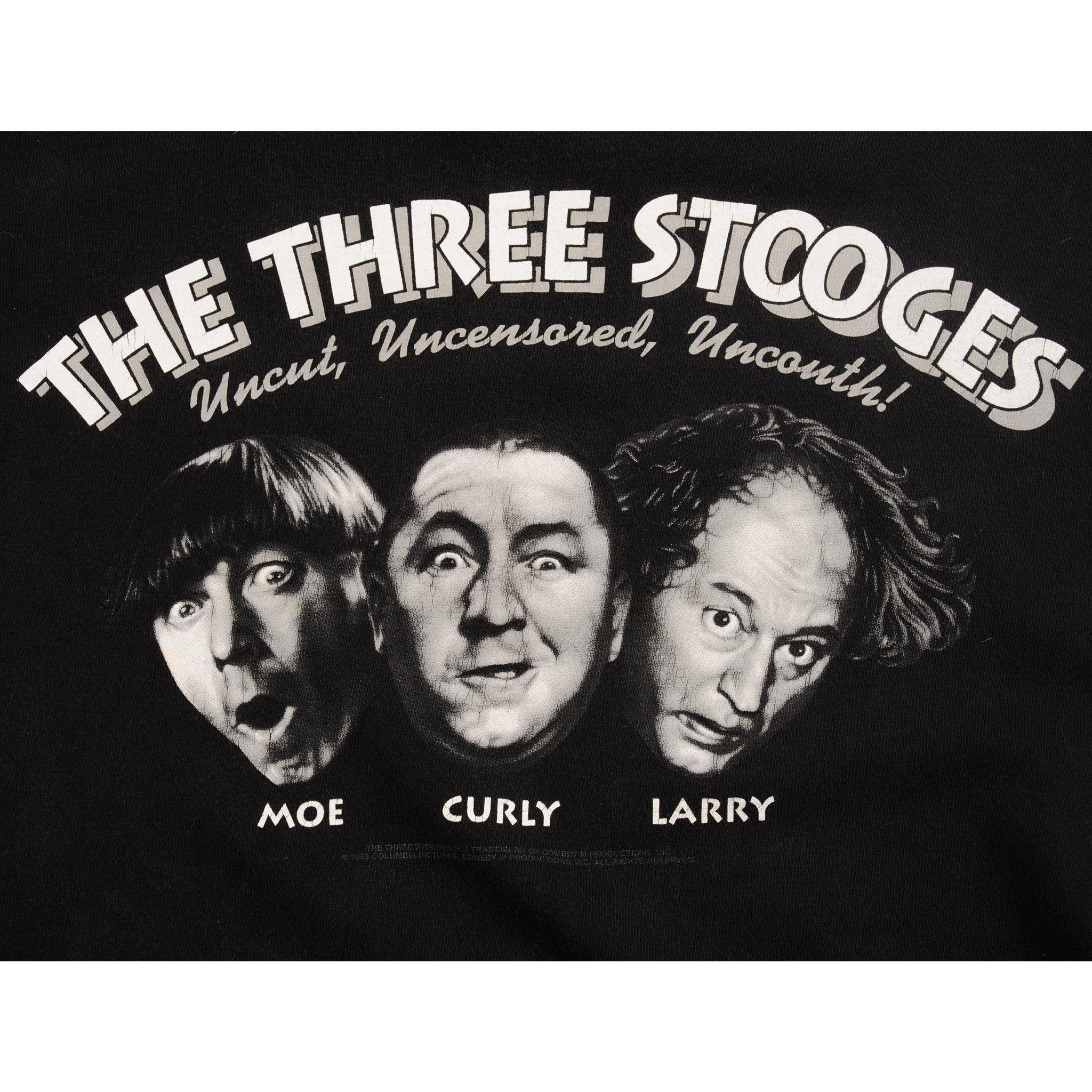 VINTAGE THE THREE STOOGES TEE SHIRT 1995 SIZE XL MADE IN USA