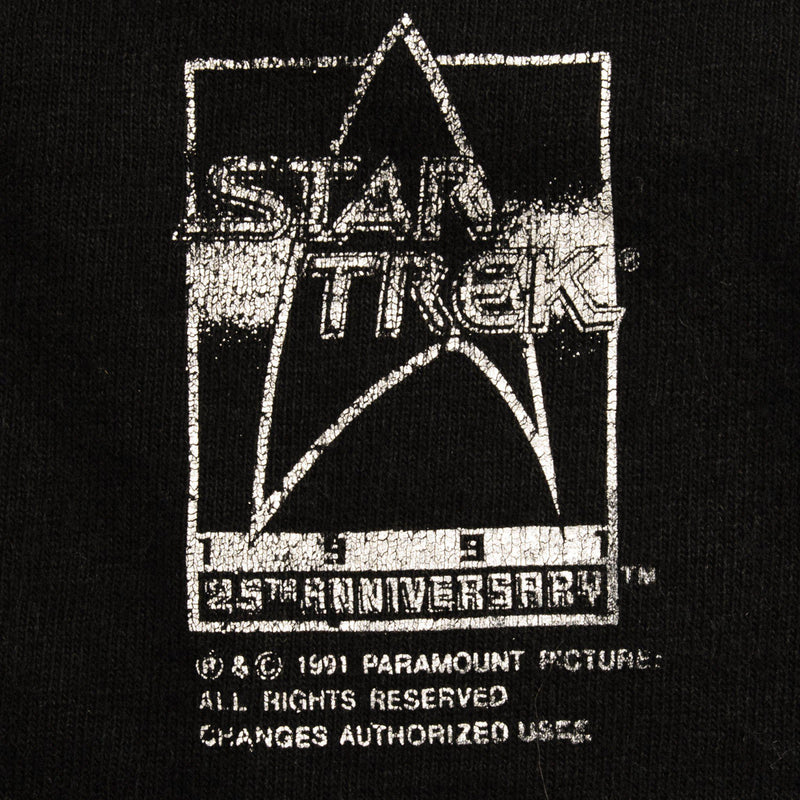 VINTAGE STAR TREK 25TH ANNIVERSARY TEE SHIRT 1991 SIZE LARGE MADE IN USA