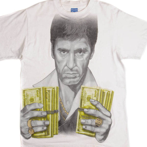 CAMISETA VINTAGE DE SCARFACE DE TONY MONTANA, TALLA MEDIANA