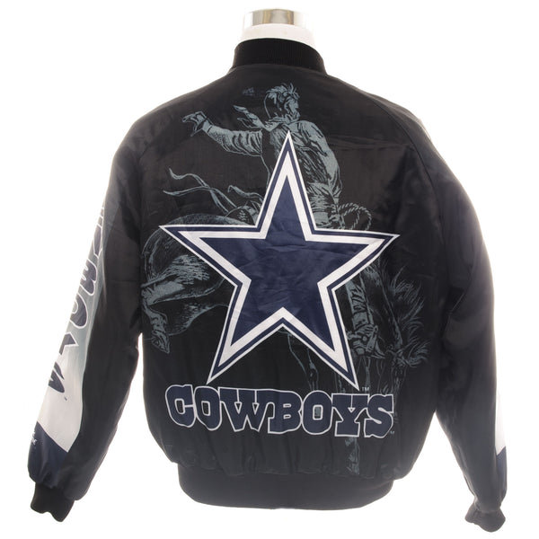 Vintage NFL - Dallas Cowboys Leather Suede Jacket 1990's X-Large