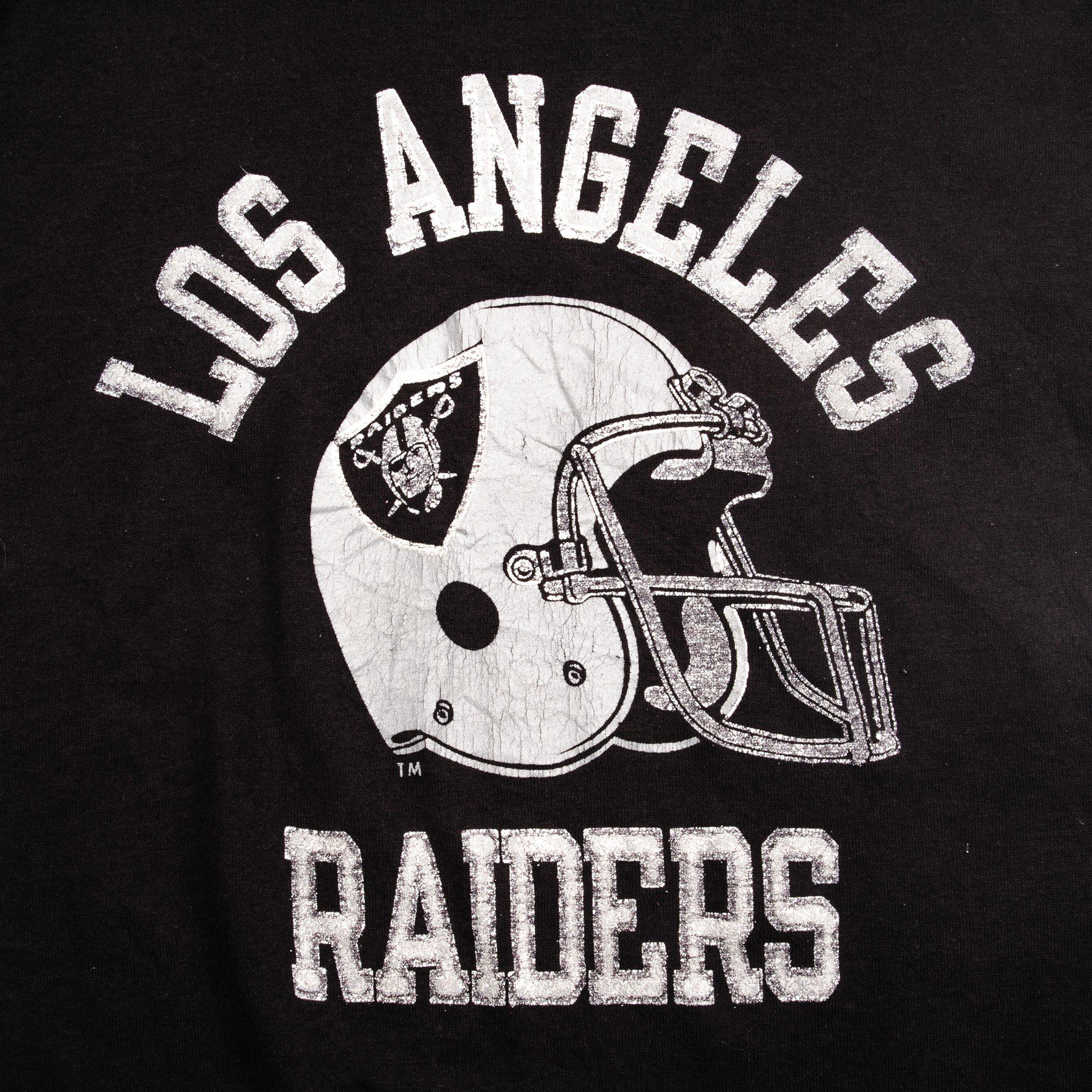 90s LA Raiders vintage NFL button front jersey. Large