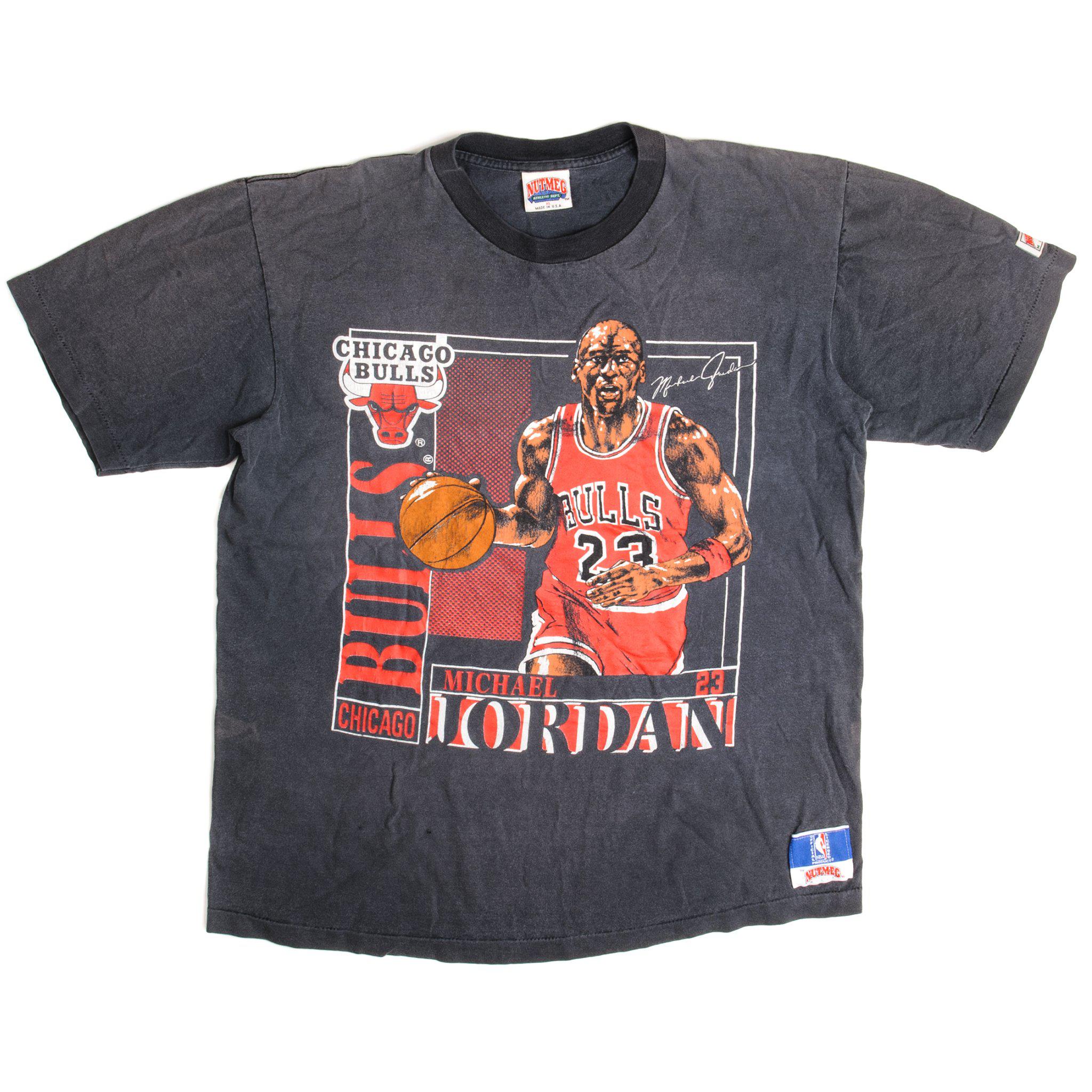 Vintage NBA Chicago Bulls Legends Michael Jordan T Shirt Mens