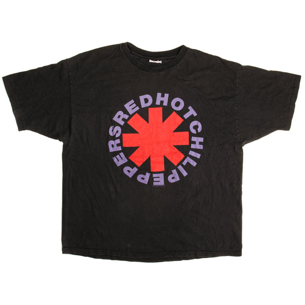 Vintage Red Hot Chili Peppers Tour Tee Shirt 1992 Size XL With Single Stitch Sleeves.