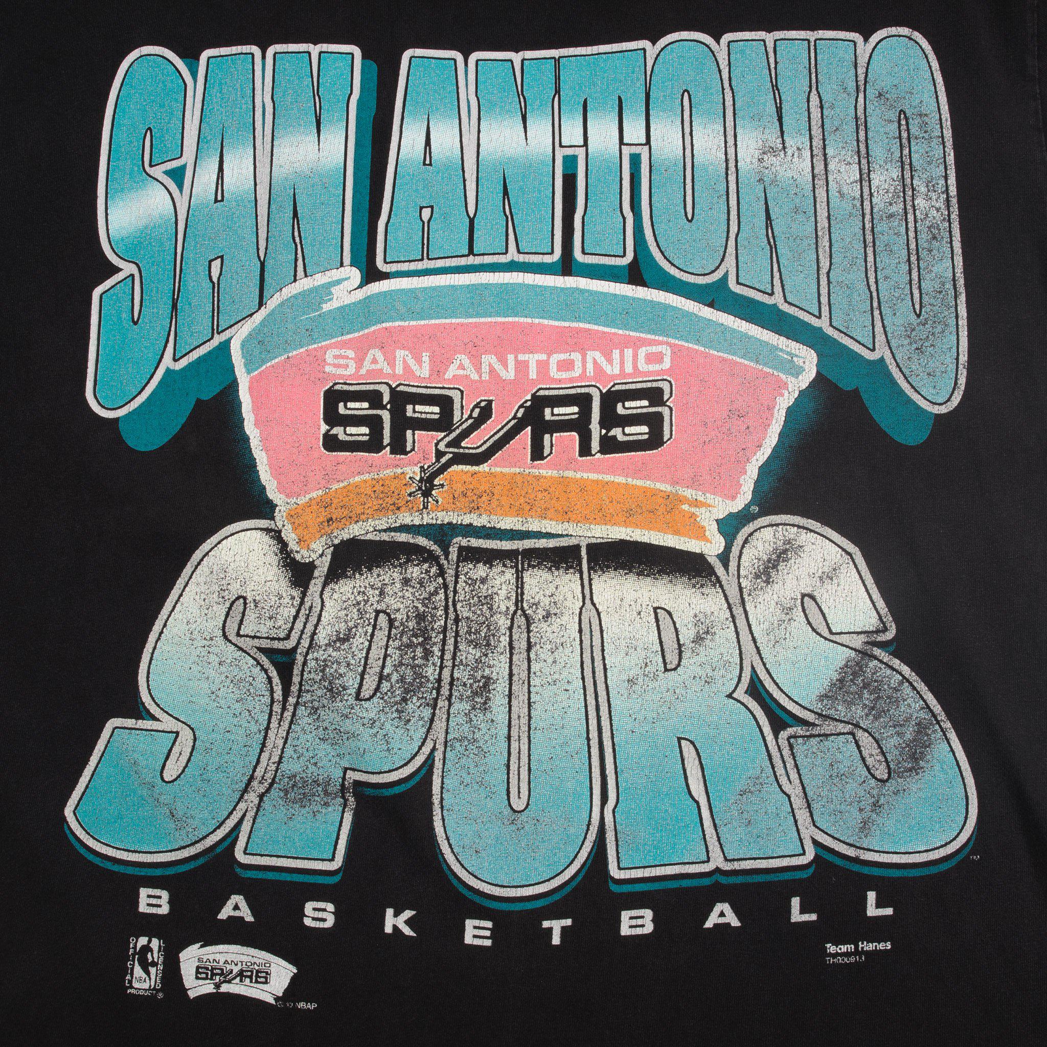 Rare Vintage 1997 t-shirt San Antonio Spurs NBA Pro Edge XL