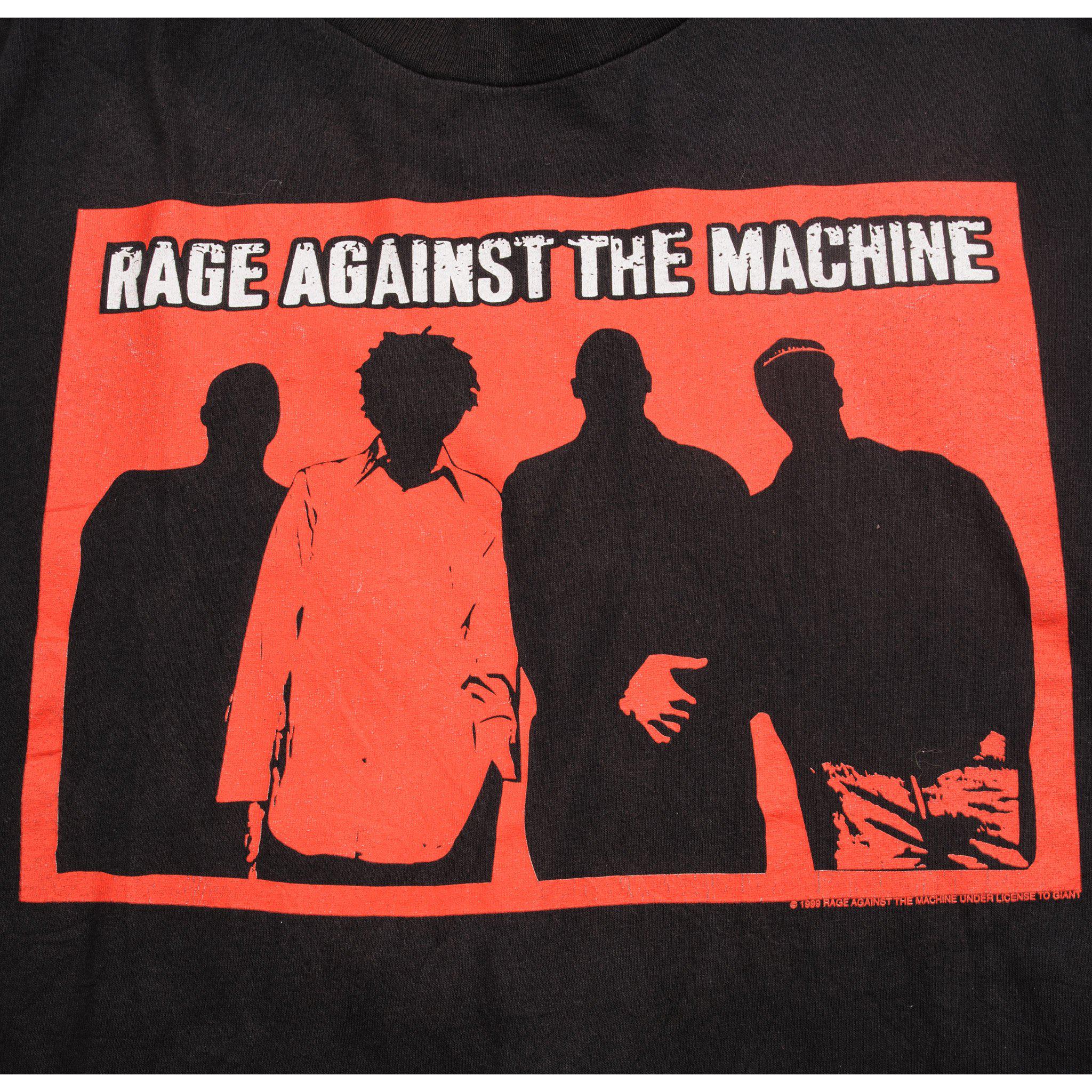買い物 Vintage 1999 Rage Against the Machine Giant T-Shirt Size L ...