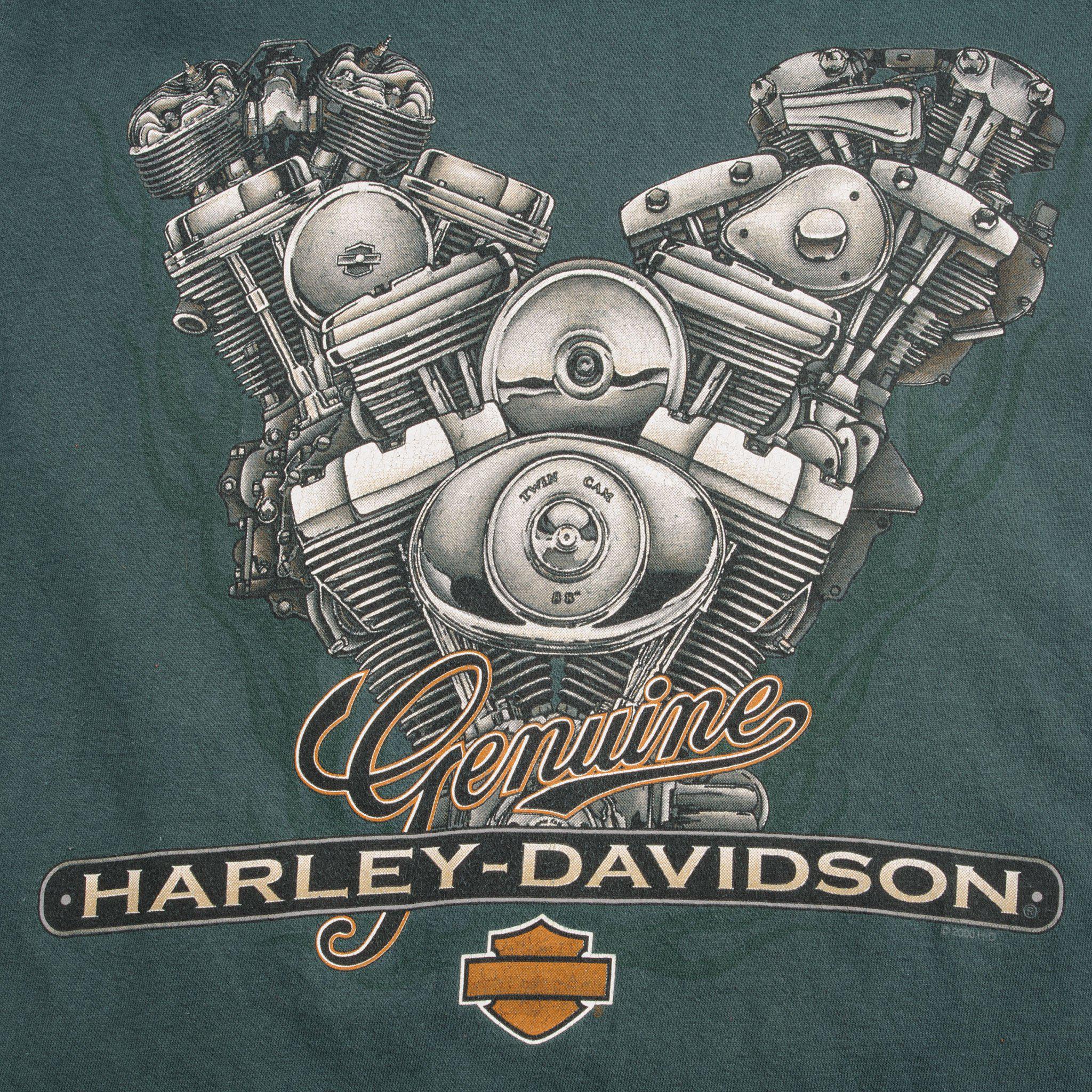 Vintage Harley Davidson V2 Engine T-Shirt: XL – Philthy Vintage Clothing