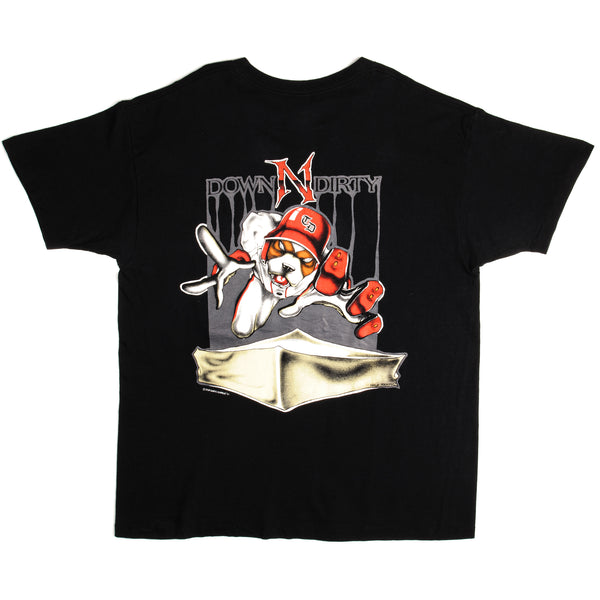 Vintage Top Dawg Down N Dirty Tee Shirt 1994 Size XL Made In USA With Single Stitch Sleeves.