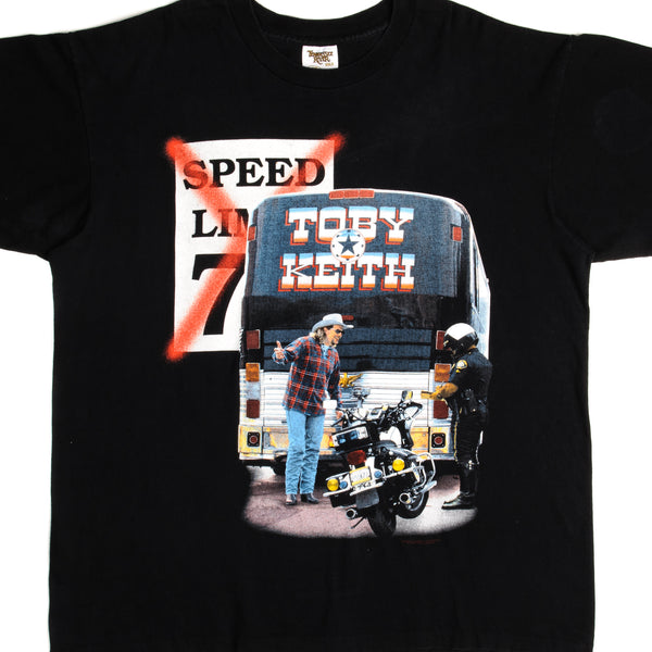 CAMISETA VINTAGE DE GIRA DE TOBY KEITH 1996 TALLA XL FABRICADA EN EE. UU.