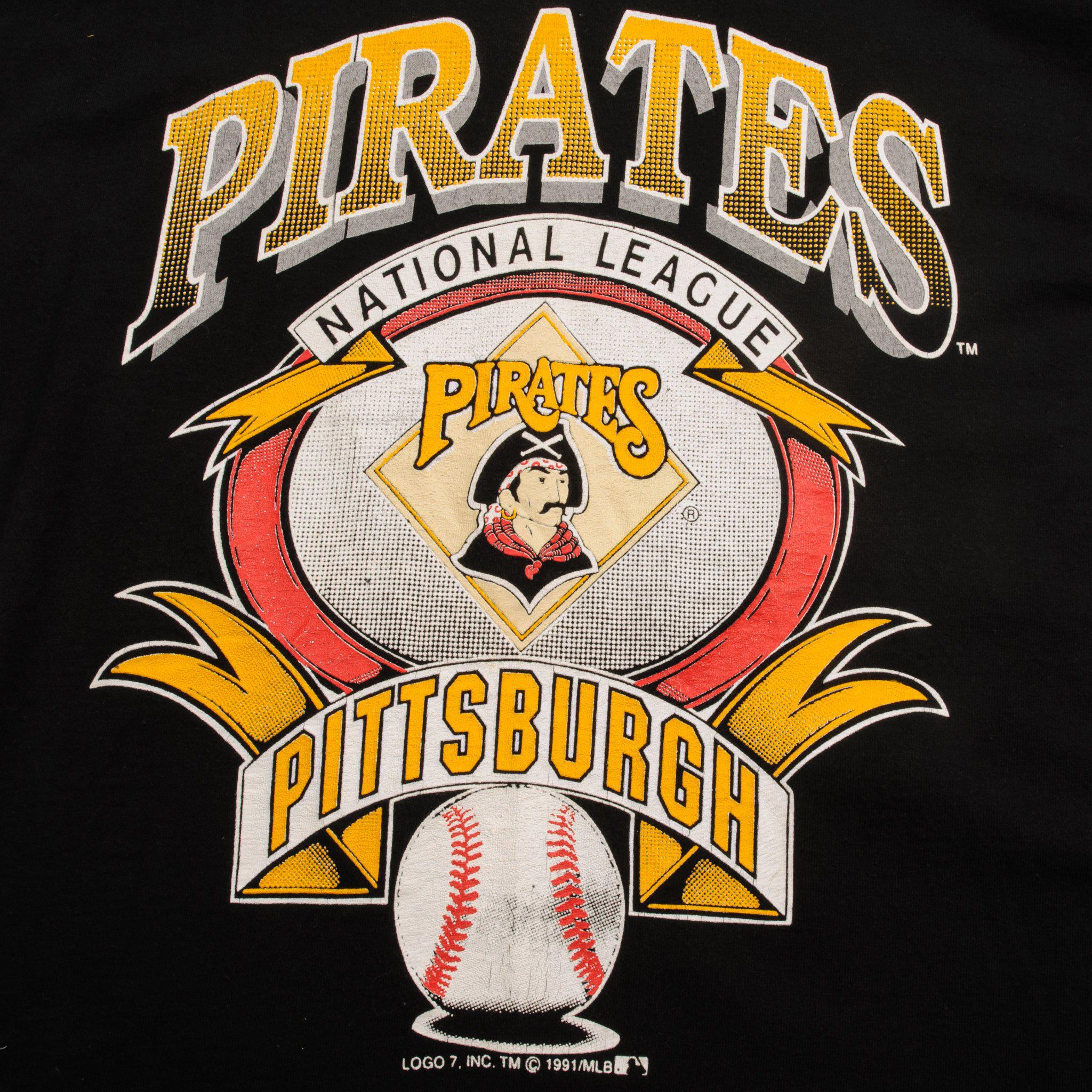Vintage Pittsburgh Pirates Logos T-Shirt - Ink In Action