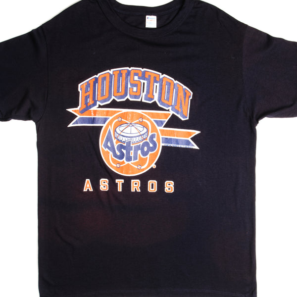 VTG Houston Astros Single Stitch T-shirt. Youth XL