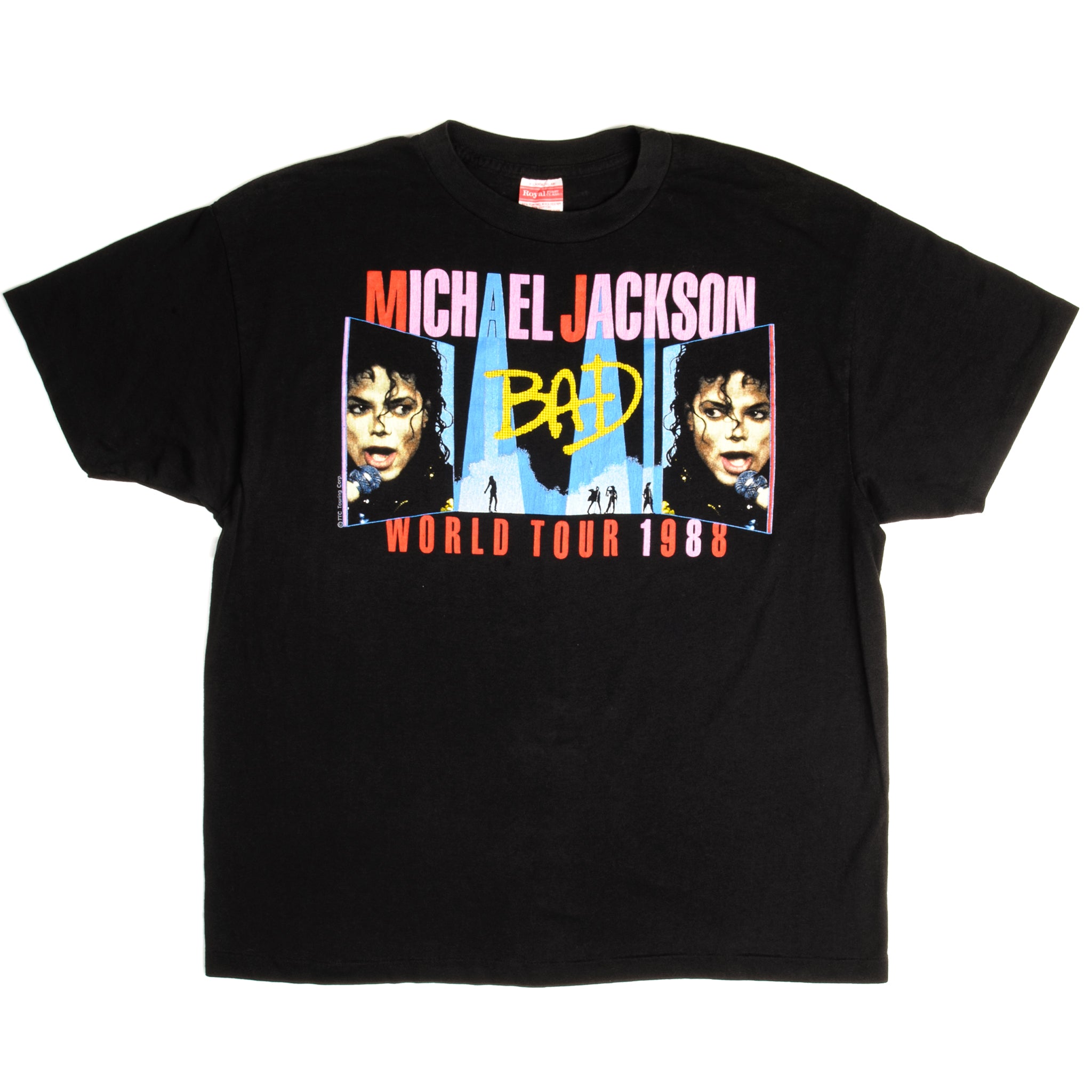 マイケルジャクソン　WORLD TOUR 1988 Ｔシャツ