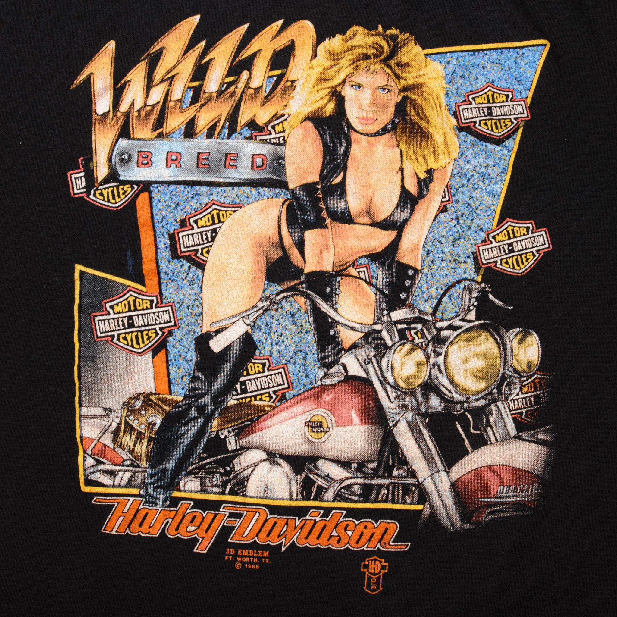 Vintage 1988 Harley Davidson Shirt Size Xl America The Beautiful ...