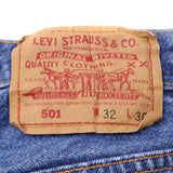 VINTAGE LEVIS 501 JEANS INDIGO 1988-1993 SIZE W31 L29 MADE IN USA