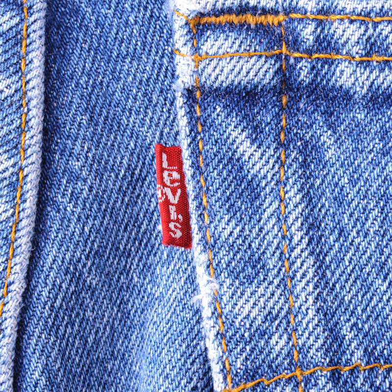 VINTAGE LEVIS 501 JEANS INDIGO 1988-1993 SIZE W33 L32 MADE IN USA