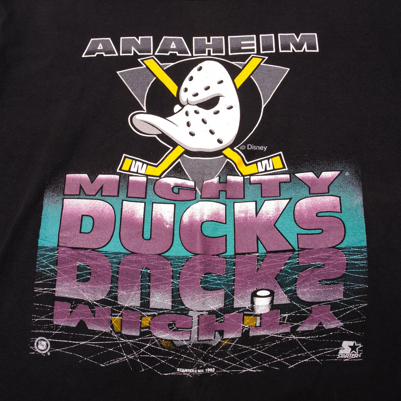 1990s Anaheim Mighty Ducks Starter Jersey Size XL