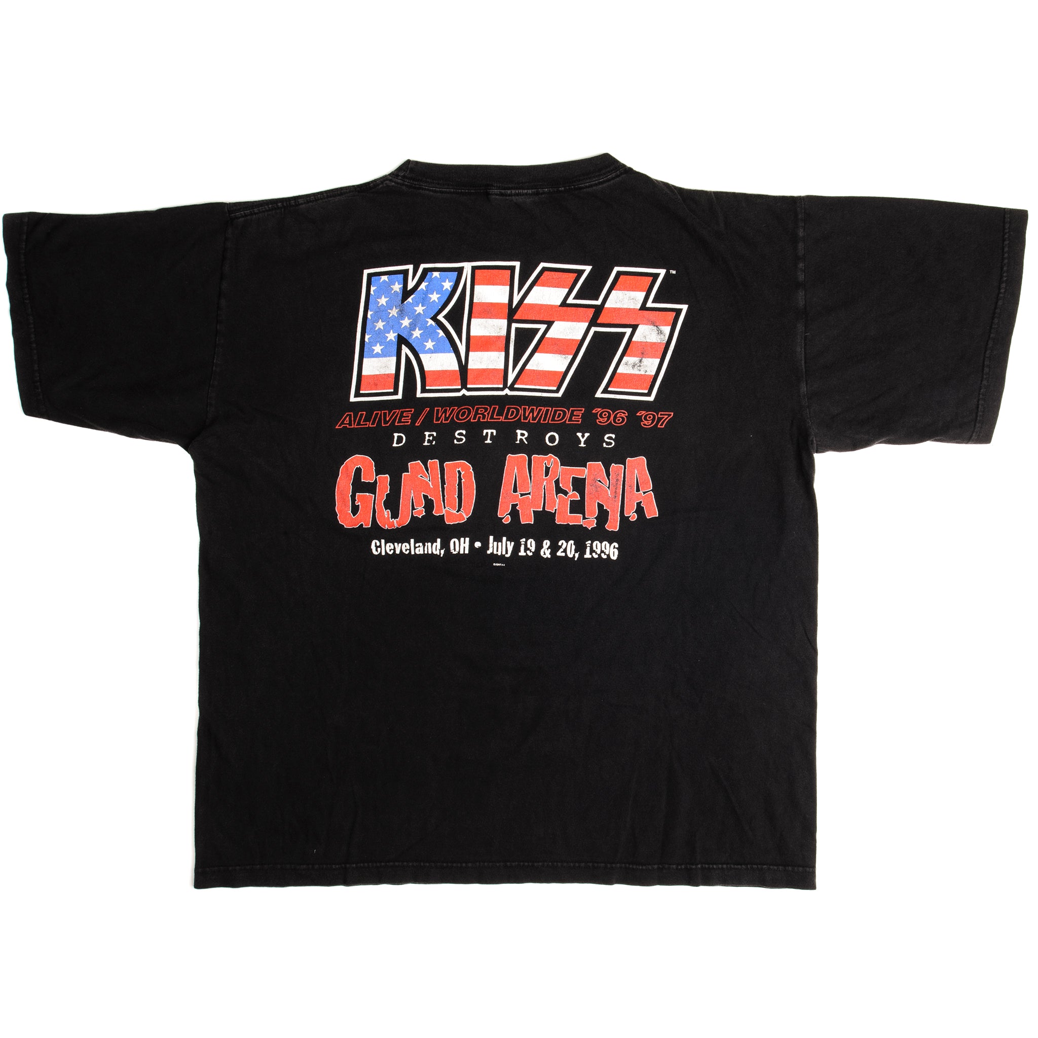 VINTAGE KISS ALIVE TEE SHIRT 1996 SIZE XL – Vintage rare usa