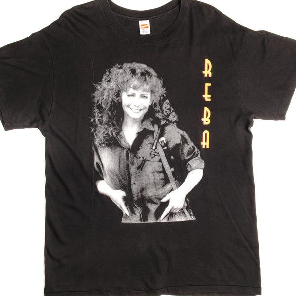 CAMISETA VINTAGE REBA 1992 TALLA GRANDE FABRICADA EN EE. UU.