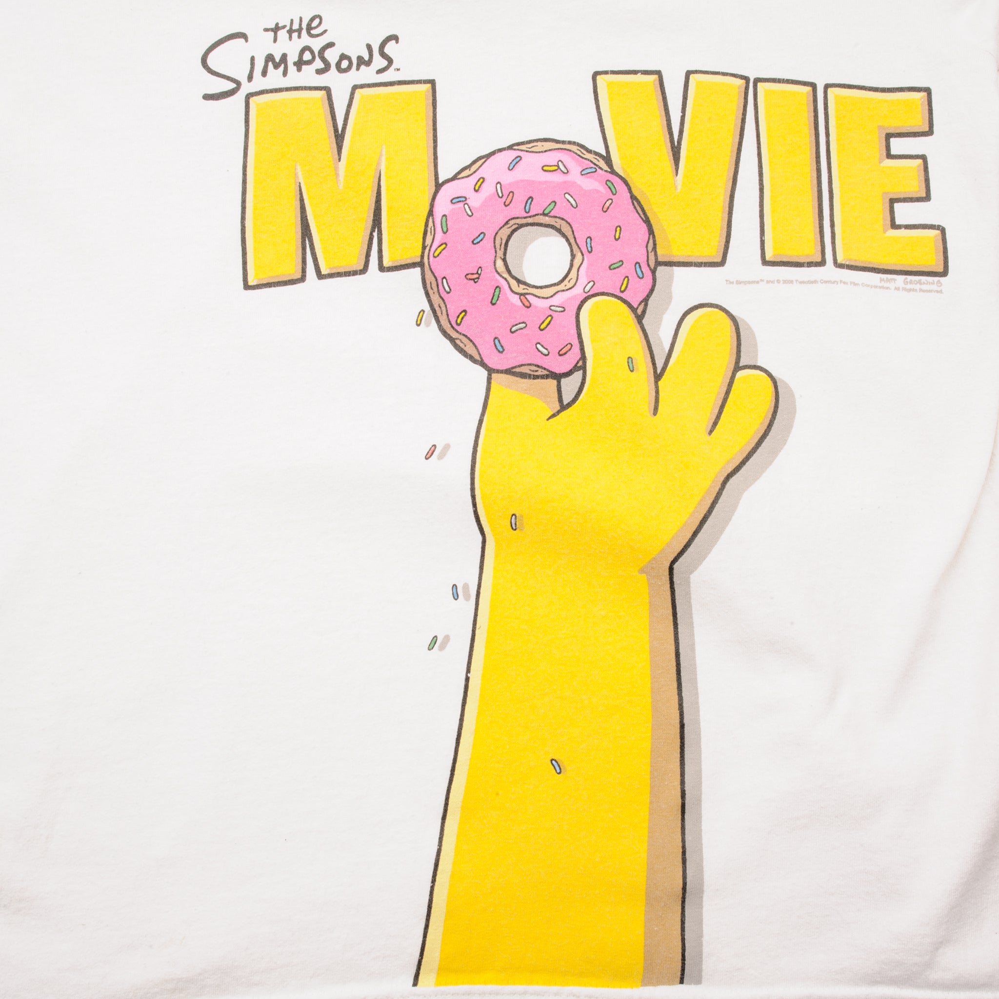 VINTAGE THE SIMPSONS MOVIE TEE SHIRT SIZE 2XL – Vintage rare usa