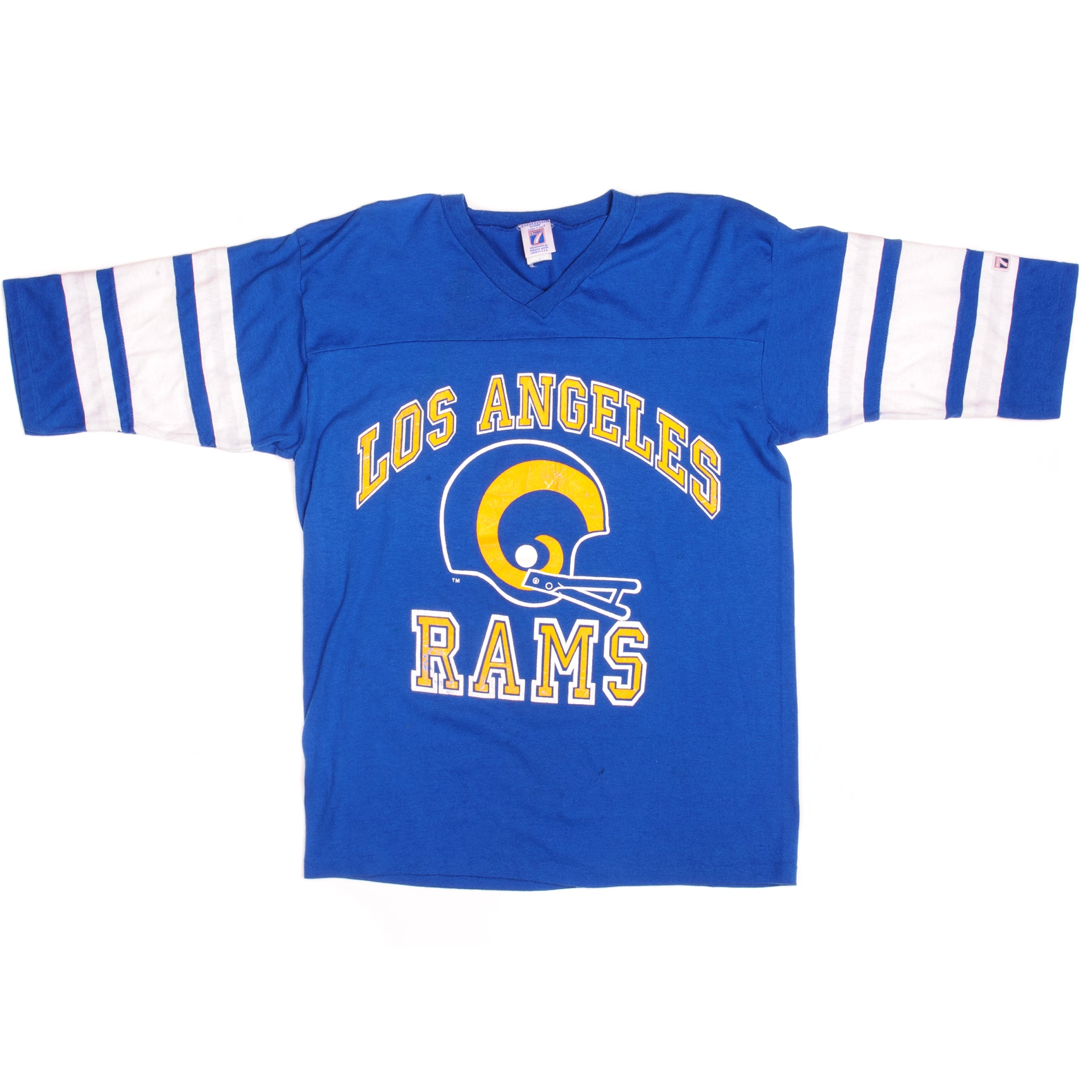 80s Los Angeles Rams Football NFL 3/4 Sleeve t-shirt Large - The Captains  Vintage