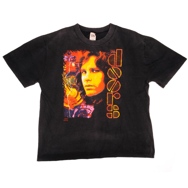 Vintage The Doors Riders On The Storm Top Heavy Tee Shirt Size XLarge Made In Australia With Single Stitch Sleeves.