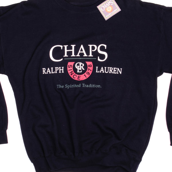Vintage Polo Ralph Lauren USA White Crew Neck Sweatshirt (Size M) — Roots