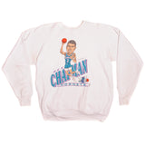 Vintage NBA Charlotte Hornets Rex Chapman Sweatshirt 1988-1992 Size XLarge Made In USA.