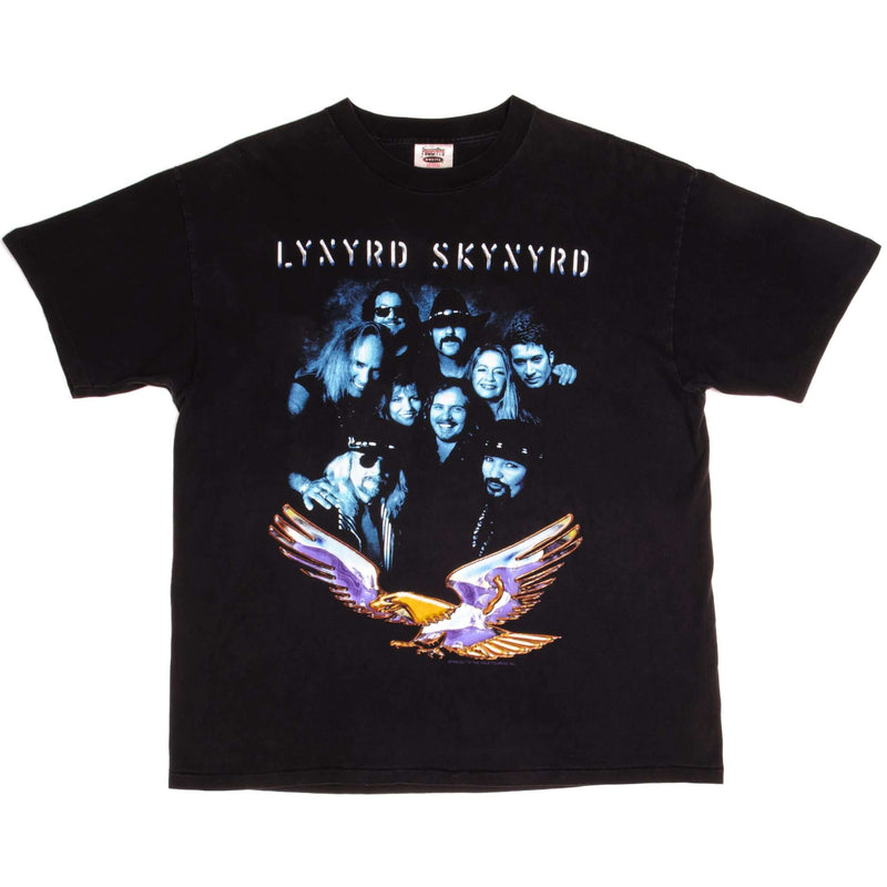 Vintage Lynyrd Skynyrd Outta The Hole Touring Power Pro By Oneita Tee Shirt 1999 Size XLarge With Single Stitch Sleeves.