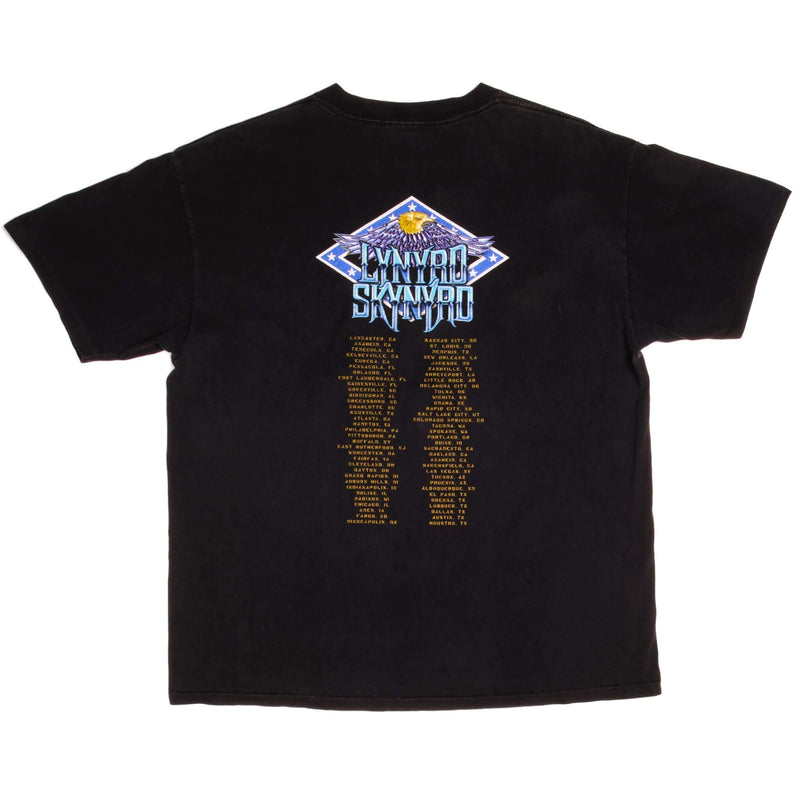 Vintage Lynyrd Skynyrd Outta The Hole Touring Power Pro By Oneita Tee Shirt 1999 Size XLarge With Single Stitch Sleeves.