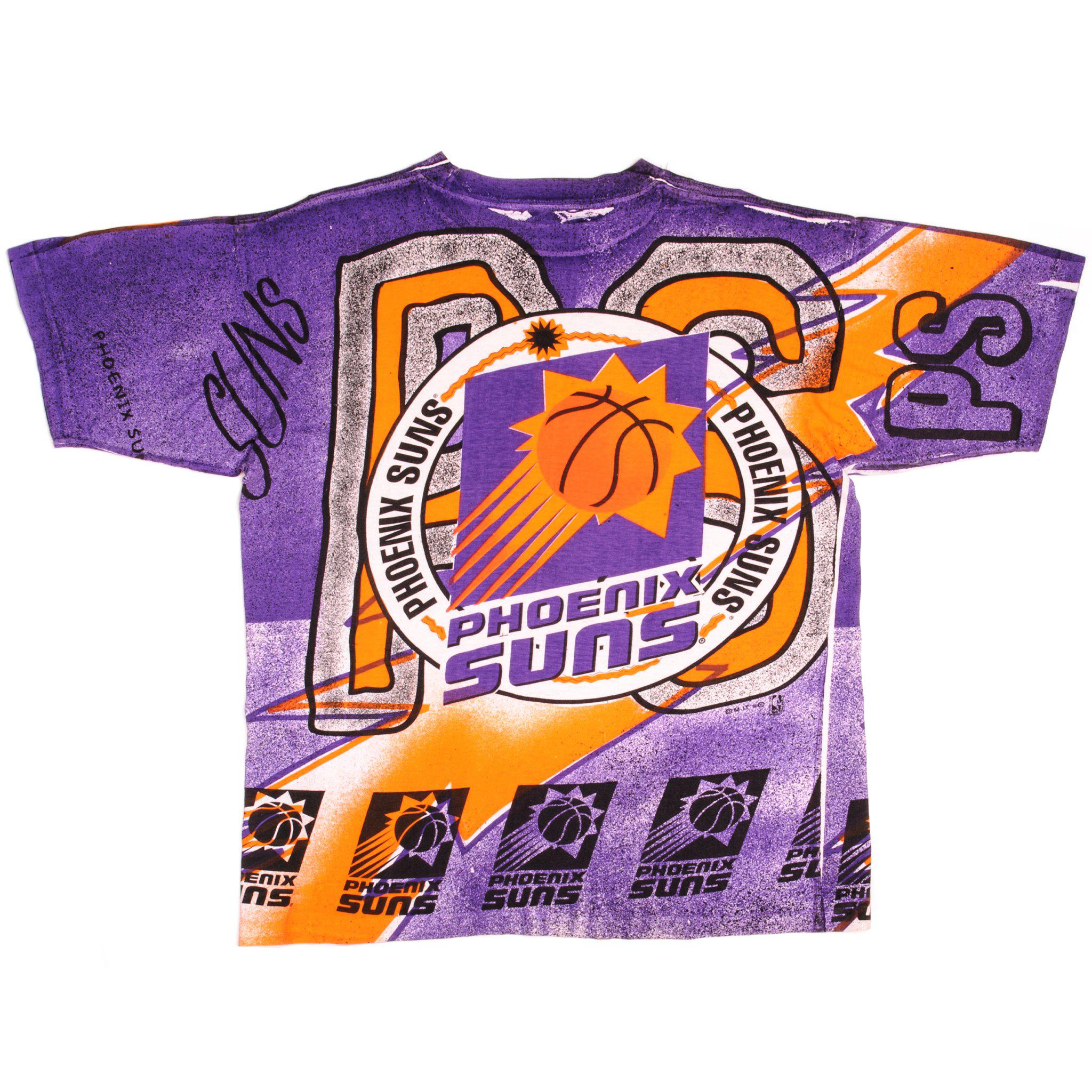 NBA Cut Sew Phoenix Suns Oversized T-Shirt D01_446