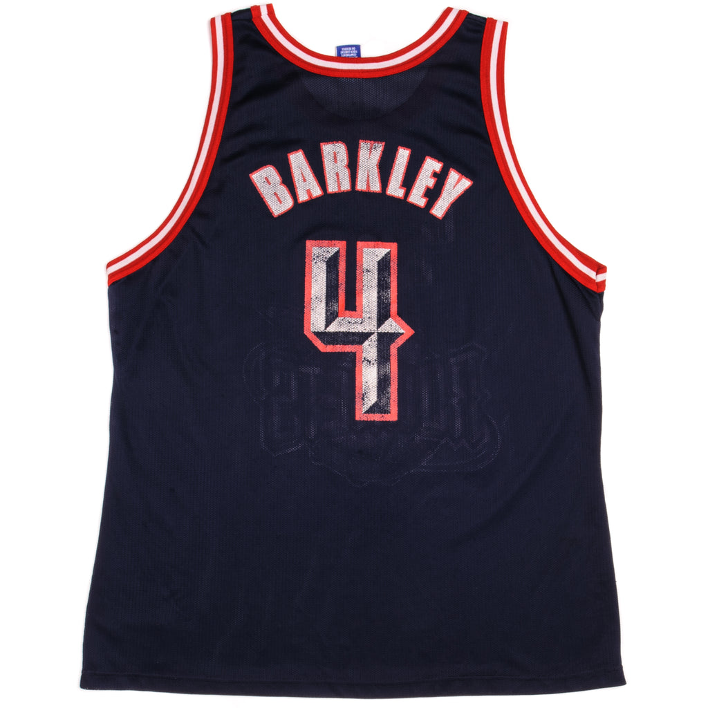 Vintage Champion NBA Houston Rockets Drexler #22 Jersey 1994-1998 Size 44