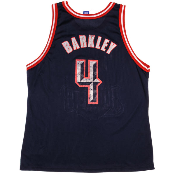 Charles Barkley #4 Dream Team White Basketball Jersey L