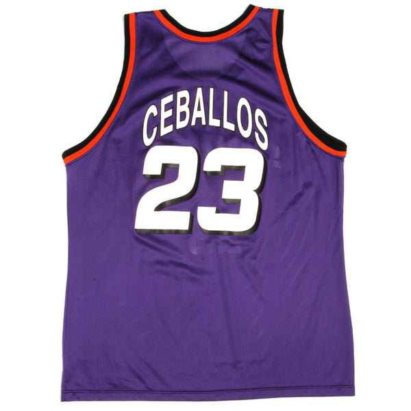 Vintage Cebric Ceballos LA Lakers Champion Jersey 90s NBA