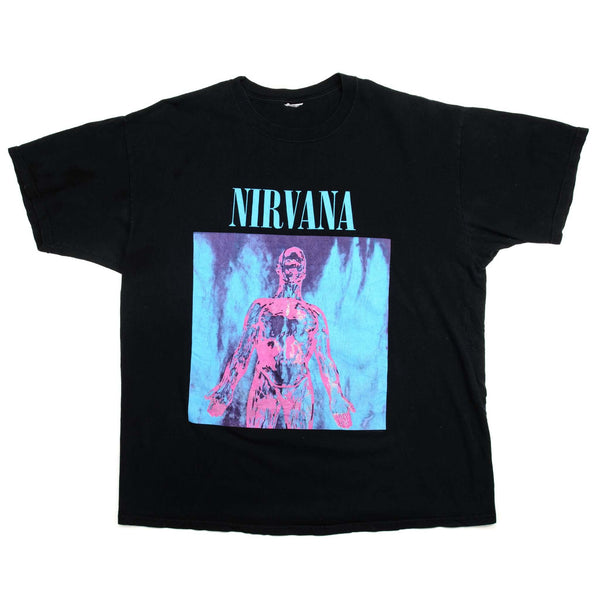 CAMISETA VINTAGE NIRVANA SLIVER TALLA 2XL PRINCIPIOS DE LA DÉCADA DE 2000